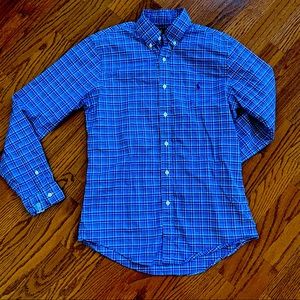 Ralph Lauren Polo button down mens shirt M slim fit